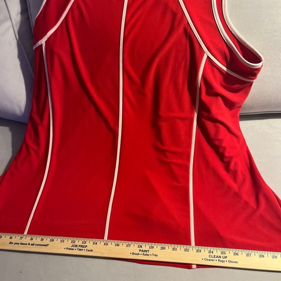 - New Alfani  Red Sleeveless top   4x - Picture 7 of 15